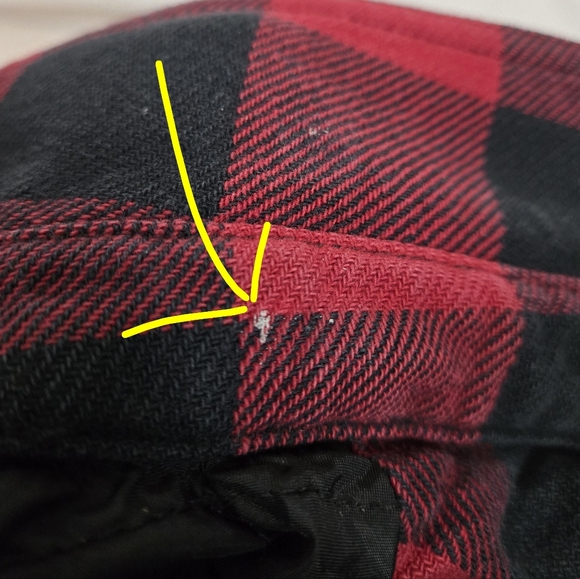 Duluth Trading Co. Red and Black Plaid Buffalo Check Button-Up Shacket - Picture 13 of 13